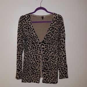 Leopard print sweater